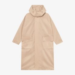 Kubota Parka Przeciwdeszczowa Jesienna Beżowa L/XL. Białe parki damskie Kubota, na jesień, l, bez wzorów, z poliesteru. W wyprzedaży za 174.99 zł.