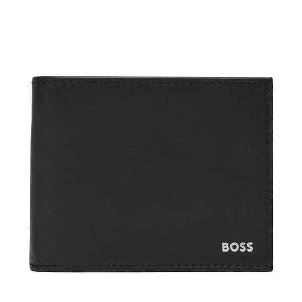 Portfel BOSS. Czarne portfele męskie Boss, bez wzorów. Za 383.99 zł.