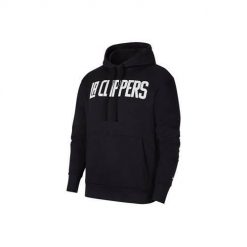 Bluza sportowa męska Nike Nba Los Angeles Clippers City Edition Logo. Czarne bluzy sportowe męskie Nike, bez wzorów, sportowe, bez kołnierzyka, bez ramiączek. Za 387.00 zł.