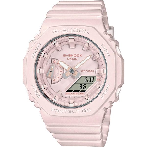 Zegarek damski Casio GMA-S2100BA-4ER, Quartz, 43mm, 20ATM. Czerwone zegarki damskie Casio. W wyprzedaży za 403.00 zł.