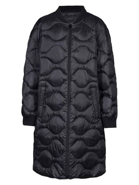 Herrlicher Płaszcz pikowany w kolorze czarnym rozmiar: M. Czarne płaszcze damskie Herrlicher, m, bez wzorów. Za 271.03 zł.