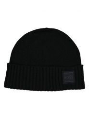 Hugo Boss Fashion Czapka beanie "Akaio" w kolorze czarnym rozmiar: onesize. Czarne czapki męskie Hugo Boss Fashion, bez wzorów, z bawełny, sportowe. Za 144.92 zł.