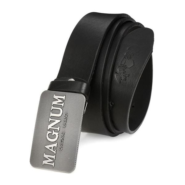 Pasek skórzany BELTIMORE r.110-125 cm W29 czarny. Czarne paski męskie bez wzorów. Za 74.90 zł.