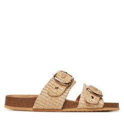 Klapki Call It Spring. Brązowe klapki damskie Call It Spring, bez wzorów, bez obcasa. Za 209.99 zł.