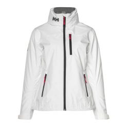 Kurtka uniwersalna damska Helly Hansen Crew Hooded Jacket. Białe kurtki damskie Helly Hansen, s, bez wzorów, z syntetyku, z kapturem. Za 879.00 zł.