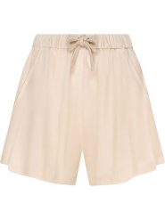 Naturana Szorty w kolorze beżowym rozmiar: M. Brązowe szorty damskie Naturana, bez wzorów, z bawełny, z podwyższonym stanem. Za 56.99 zł.