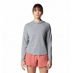 Bluza damska z kapturem Mountain Hardwear Sunblocker™. Szare bluzy z kapturem damskie MOUNTAIN HARDWEAR. Za 383.00 zł.