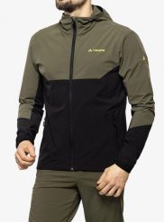 Kurtka softshell męska Vaude Moab Jacket IV. Zielone kurtki męskie Vaude, m, bez wzorów, z elastanu, bez kaptura. Za 510.45 zł.