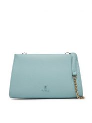 Furla Torebka WE00774 ARE000 AQ000 Błękitny. Niebieskie torebki klasyczne damskie Furla, bez wzorów, ze skóry, wizytowe, bez kołnierzyka, bez ramiączek. Za 609.99 zł.