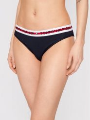 Tommy Hilfiger Figi klasyczne UW0UW02455 Granatowy. Niebieskie figi damskie Tommy Hilfiger, m, bez wzorów, z bawełny. Za 89.99 zł.