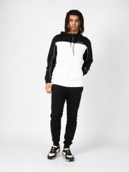 Champion Bluza "Zip-Hoodie" | 217851 | Mężczyzna | Czarny, Biały. Białe bluzy z kapturem męskie CHAMPION, m, z bawełny. W wyprzedaży za 199.00 zł.