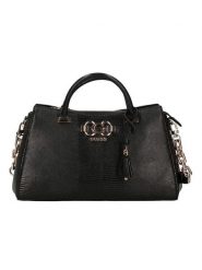 Guess Torebka w kolorze czarnym - 33 x 20 x 11 cm rozmiar: onesize. Czarne torebki klasyczne damskie Guess, z aplikacjami, z materiału, bez dodatków. Za 507.51 zł.