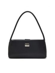 Tommy Jeans Torebka Tjw American Cool Shoulder Bag AW0AW17295 Czarny. Czarne torebki klasyczne damskie Tommy Jeans, bez wzorów, z jeansu, bez dodatków. Za 239.99 zł.