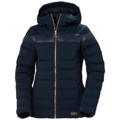 Damska kurtka puchowa Helly Hansen Imperial. Niebieskie kurtki damskie Helly Hansen, bez wzorów, z puchu, bez kaptura, narciarskie. Za 1,306.50 zł.
