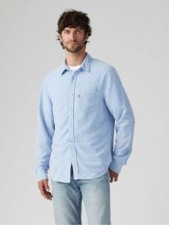 Levi's Koszula w kolorze błękitnym rozmiar: XL. Niebieskie koszule męskie Levi's, s, bez wzorów, bez kołnierzyka, bez ramiączek. Za 184.46 zł.