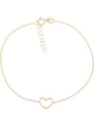 OR ÉCLAT Złota bransoletka "Coeur joli" z elementem ozdobnym rozmiar: onesize. Żółte bransoletki damskie Or Éclat, złote. Za 434.99 zł.