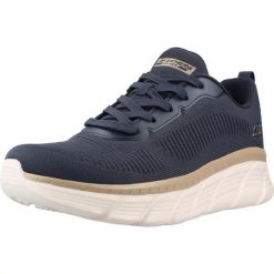 Buty SKECHERS BOBS B FLEX HI FLYING HI Niebieski. Niebieskie obuwie trekkingowe damskie Skechers, na fitness i siłownię. Za 282.99 zł.