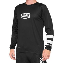 Koszulka rowerowa męska 100% R-Core LS. Czarne t-shirty sportowe męskie 100%, l, bez ramiączek, rowerowe. Za 229.99 zł.