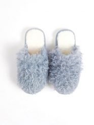 Admas Kapcie w kolorze błękitnym rozmiar: 40-41. Niebieskie kapcie damskie admas, z materiału. Za 104.39 zł.