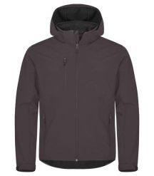 Clique Classic Softshell Hoody – 3-warstwowy softshell, 96% poliester z. Szare kurtki softshell damskie CLIQUE, m, bez wzorów, z poliesteru, z kapturem. Za 303.99 zł.