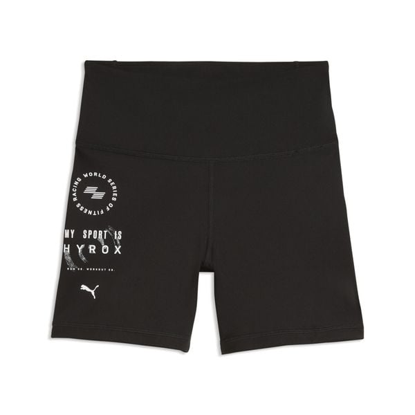 Szorty damskie Puma Hyrox. Czarne legginsy damskie Puma, l, z materiału, do biegania. Za 179.00 zł.