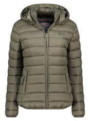 Geographical Norway Kurtka pikowana "Atichoko" w kolorze khaki rozmiar: XL. Brązowe kurtki damskie Geographical Norway, xl, bez wzorów, bez kaptura. Za 144.58 zł.