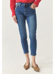 TATUUM Dżinsy - Skinny fit - w kolorze niebieskim rozmiar: 44. Niebieskie jeansy damskie Tatuum, z podwyższonym stanem. Za 200.60 zł.