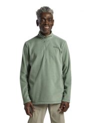 Jack Wolfskin Bluza polarowa "Taunus" w kolorze zielonym rozmiar: M. Zielone bluzy bez kaptura męskie Jack Wolfskin, m, z materiału. Za 140.53 zł.