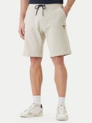 Aeronautica Militare Szorty sportowe 261BF0032UF00674 Beżowy Regular Fit. Brązowe szorty męskie AERONAUTICA MILITARE, m, z bawełny. Za 359.99 zł.