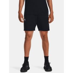 Spodenki Under Armour Rival Terry. Czarne szorty męskie Under Armour, na lato, bez wzorów. Za 149.99 zł.