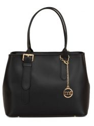 Mia Tomazzi Skórzana torebka w kolorze czarnym - 31 x 24 x 11 cm rozmiar: onesize. Czarne torebki klasyczne damskie Mia Tomazzi, bez wzorów, z materiału, bez dodatków. Za 347.99 zł.