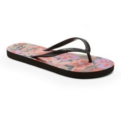Japonki damskie Billabong Dama. Czarne klapki damskie Billabong, bez wzorów, bez obcasa. Za 69.99 zł.