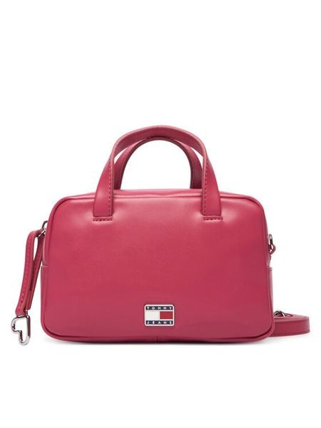 Tommy Jeans Torebka Tjw City Trunk Crossover AW0AW18084 Czerwony. Czerwone torebki klasyczne damskie Tommy Jeans, bez wzorów, z jeansu, bez dodatków. Za 529.99 zł.