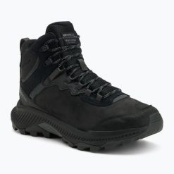 Buty turystyczne męskie Merrell Speed Strike 2 Ltr Thrm Mid Wp. Czarne buty trekkingowe męskie MERRELL, bez zapięcia, trekkingowe. Za 529.99 zł.