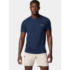 Koszulka sportowa męska Columbia Cirque River Pro. Niebieskie t-shirty sportowe męskie Columbia, l, bez ramiączek, trekkingowe. Za 269.00 zł.