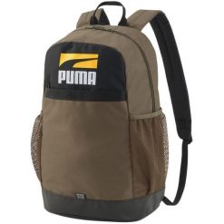 Plecak Puma Plus II oliwkowy 10. Zielone plecaki damskie Puma, bez wzorów, sportowe. Za 93.99 zł.