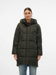 Vero Moda Płaszcz pikowany "Nova" w kolorze zielonym rozmiar: M. Zielone płaszcze damskie Vero Moda, m, bez wzorów. Za 110.04 zł.