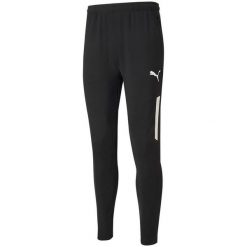 Męskie Treningowe Spodnie Do Biegania TeamLIGA. Czarne spodnie sportowe męskie Puma. Za 318.99 zł.