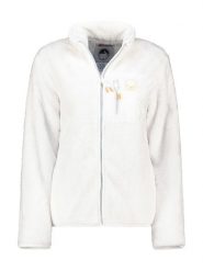 Geographical Norway Kurtka polarowa "Upecious" w kolorze białym rozmiar: S. Białe kurtki damskie Geographical Norway, s, bez wzorów, z polaru, bez kaptura. Za 122.38 zł.