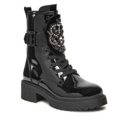 Trapery Jenny Fairy. Czarne trapery damskie Jenny Fairy, bez obcasa. Za 149.99 zł.