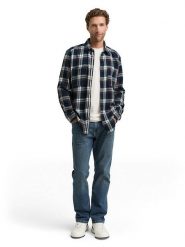 Tom Tailor Koszula - Comfort fit - w kolorze granatowym rozmiar: L. Niebieskie koszule męskie Tom Tailor, l, bez wzorów, z bawełny, bez kołnierzyka, bez ramiączek. Za 96.37 zł.