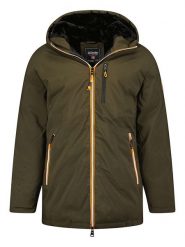 Canadian Peak Parka "Cassimineak" w kolorze khaki rozmiar: M. Brązowe parki męskie Canadian Peak, m, z aplikacjami. Za 245.96 zł.