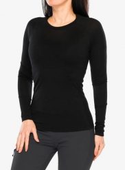 Bluza merino damska Inov-8 Merino Long Sleeve T-Shirt. Czarne bluzy bez kaptura damskie Inov-8, s, z materiału. Za 223.29 zł.