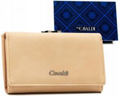 Portfel damski 4U Cavaldi GD23-DNM j. różowy. Czerwone portfele damskie 4U Cavaldi, bez wzorów, ze skóry ekologicznej. Za 42.99 zł.