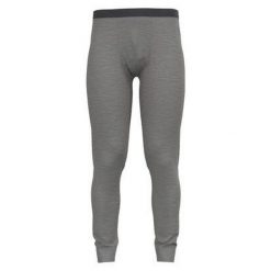 Legginsy męskie Odlo BL BOTTOM long MERINO. Szare bielizna termoaktywna męska Odlo. Za 438.70 zł.