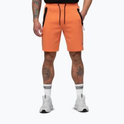 Spodenki męskie Pitbull Dogwood Sport. Brązowe szorty męskie PITBULL, l, z bawełny. Za 189.99 zł.