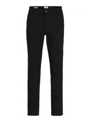 Jack & Jones Spodnie chino "Bolton" w kolorze czarnym rozmiar: W29/L32. Czarne spodnie materiałowe męskie Jack & Jones, bez wzorów. Za 69.91 zł.
