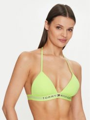 Tommy Hilfiger Góra od bikini UW0UW04109 Zielony. Zielone bikini damskie Tommy Hilfiger, bez wzorów. Za 219.99 zł.