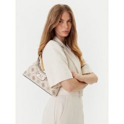 Torebka Guess. Brązowe torebki klasyczne damskie Guess, z aplikacjami, bez dodatków. Za 332.99 zł.