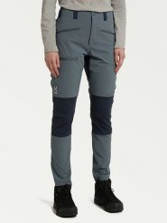 Haglöfs Spodnie funkcyjne "Mid Slim" w kolorze szarym rozmiar: 38. Szare spodnie dresowe damskie Haglöfs, z materiału, outdoorowe. Za 228.92 zł.